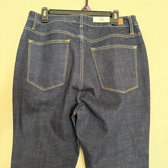 NWT Judy Blue Los Angeles Womens Button Fly Skinny Jeans High Waist size 14W - Picture 9 of 11
